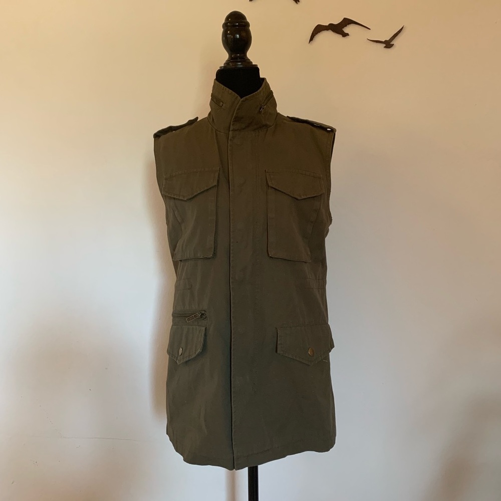 Urban Outfitters women’s BDG Olive Green Army Vest